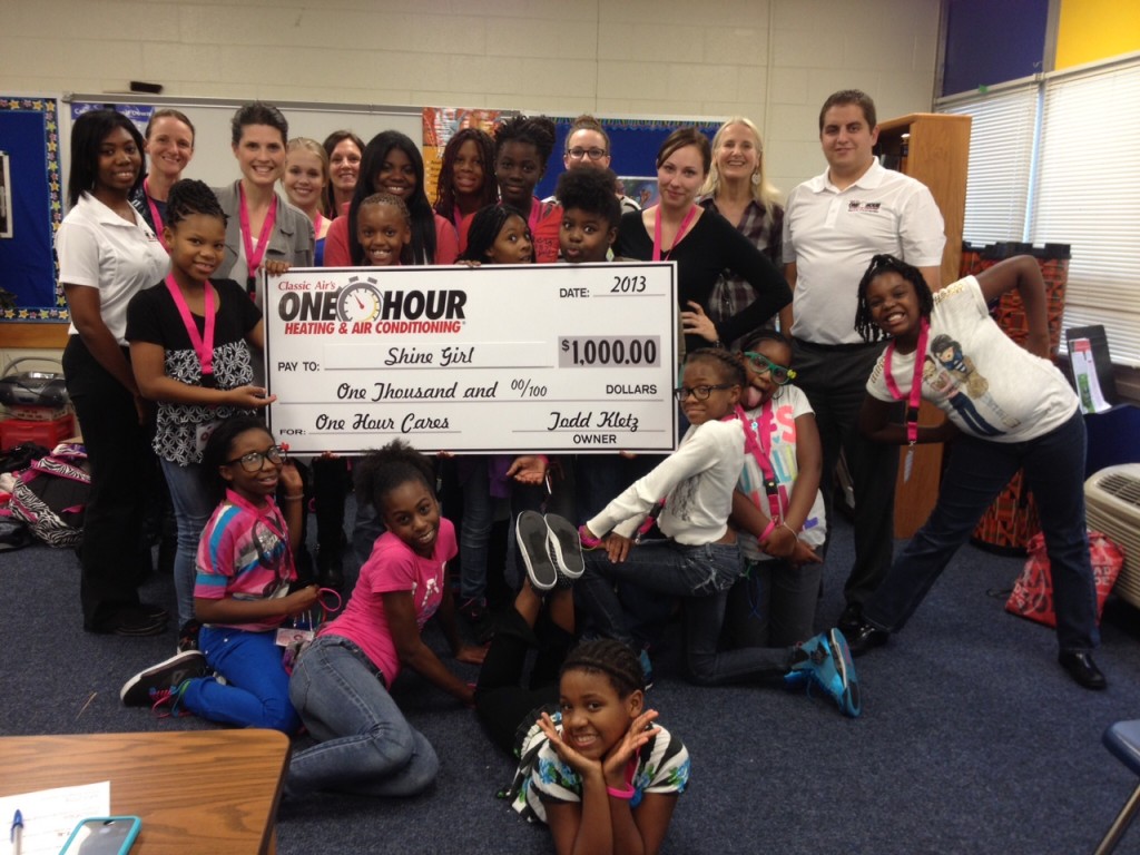 Pictured are Williams’s Elementary ShineGIRLS Aniya Brown, Deneshia Hill, Lieandra Hester, Beyonce Rose, Debo Diop, Qasimah Fareed, Kennedy McMeans, Kiarah DeCastro, Ciara Curry, Siene Curtis, Ashani Backus and Kierstan Hooks. Wave City Care (WCC) volunteers are Michelle Warren, Emily Warren, Brianne Driscoll, Nauje Jones, Catherine Warren, Wendy Finch, Sarah Hummel (program director) and Sue Fitzgerald (vice president of WCC).