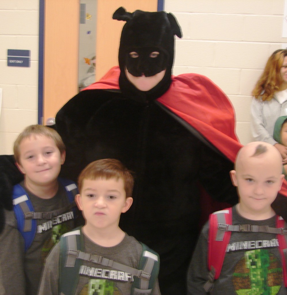 The Pembroke Meadows Panther made an appearance! Brothers, Beckett, Chandler and Alex Nash took a moment to pose with the special guest.