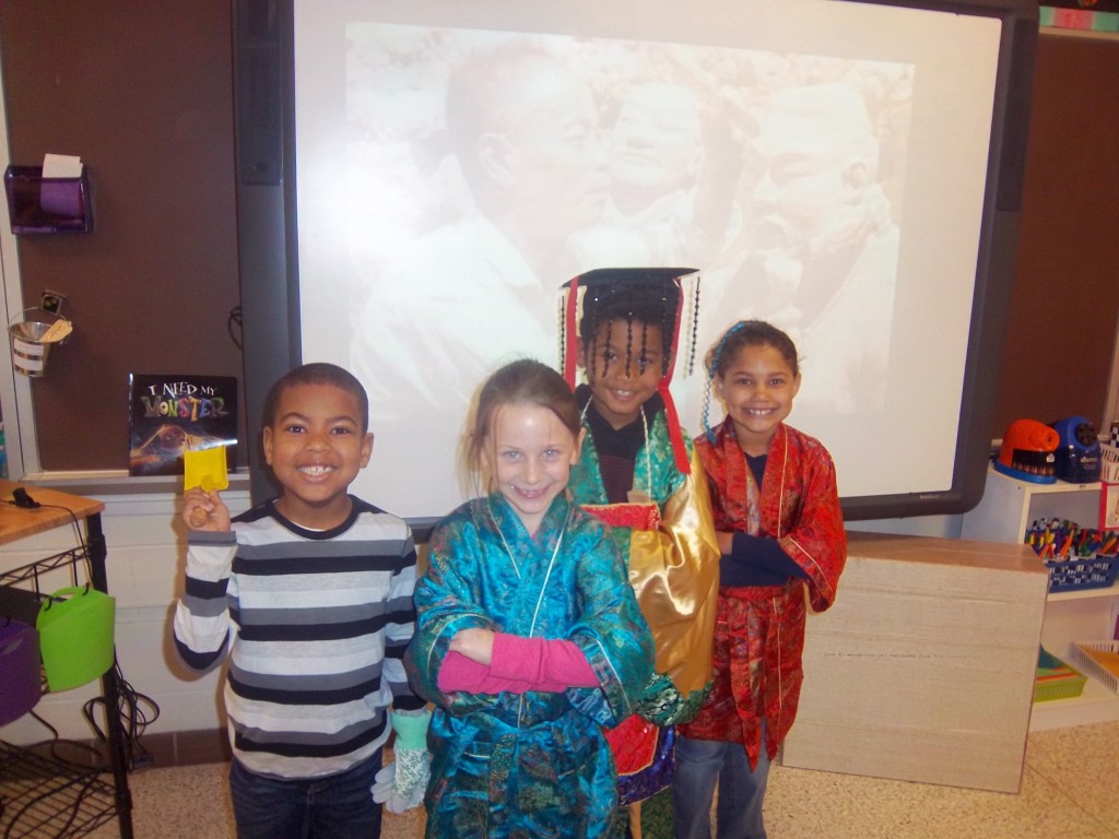The students pictured left to right are: Isaiah Haughton, Allyson McMenamy, Isaiah Browne and Myyah Ebron.