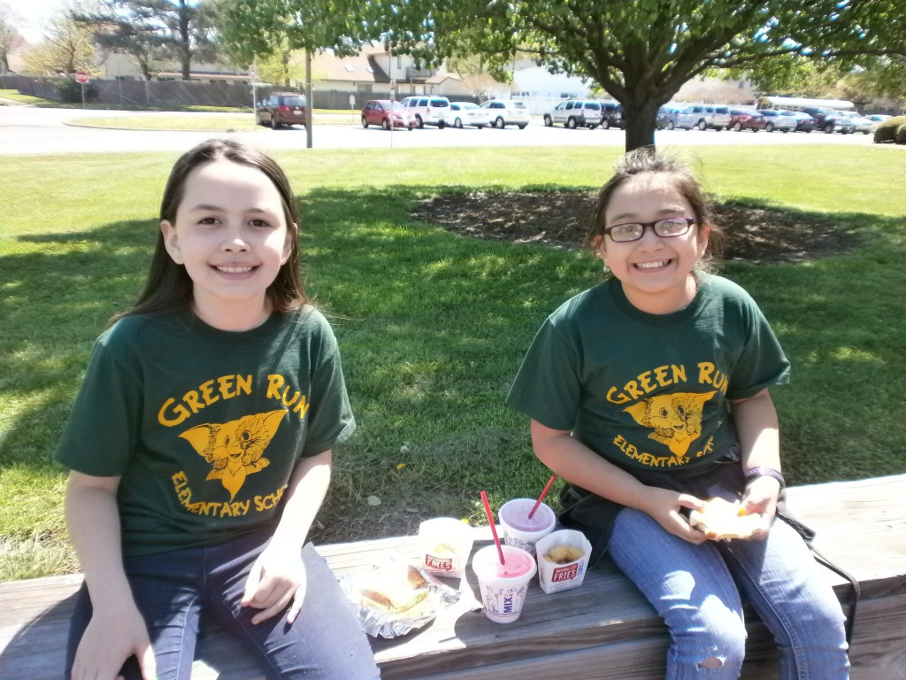 Green Run Elementary's fourth-grader Allyshia Owens and fifth-grader Madison Miranda were inducted into the AAA Safety Patrol Hall of Fame. 