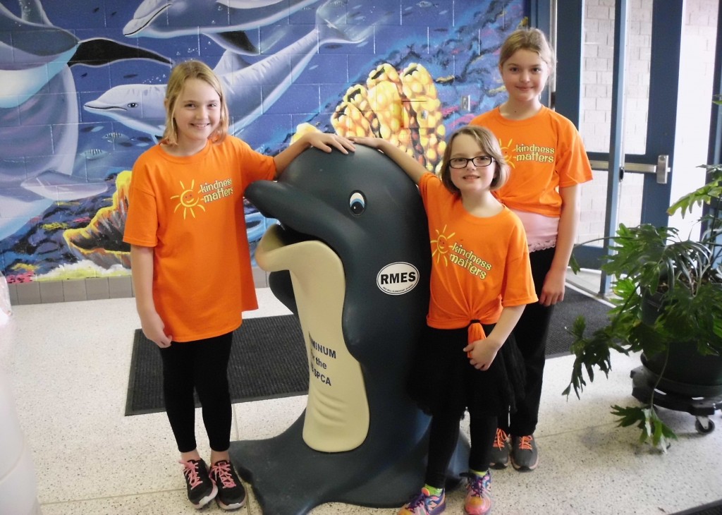 The Box sisters felt the Kindness Matters message was important and wore matching shirts to let their classmates at Red Mill Elementary School know it’s important to be kind each and every day! #KindnessMatters. Pictured from left to right, are Olivia Box, Abigail Box and Emily Box. 