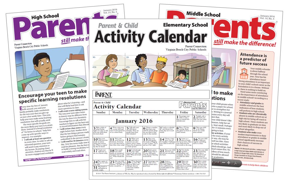 Newsletters and Calendars