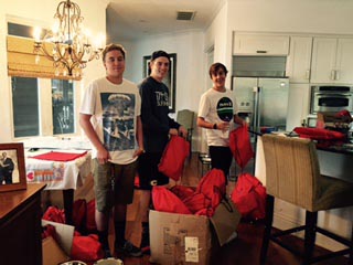 red cross club 2016 packing 1