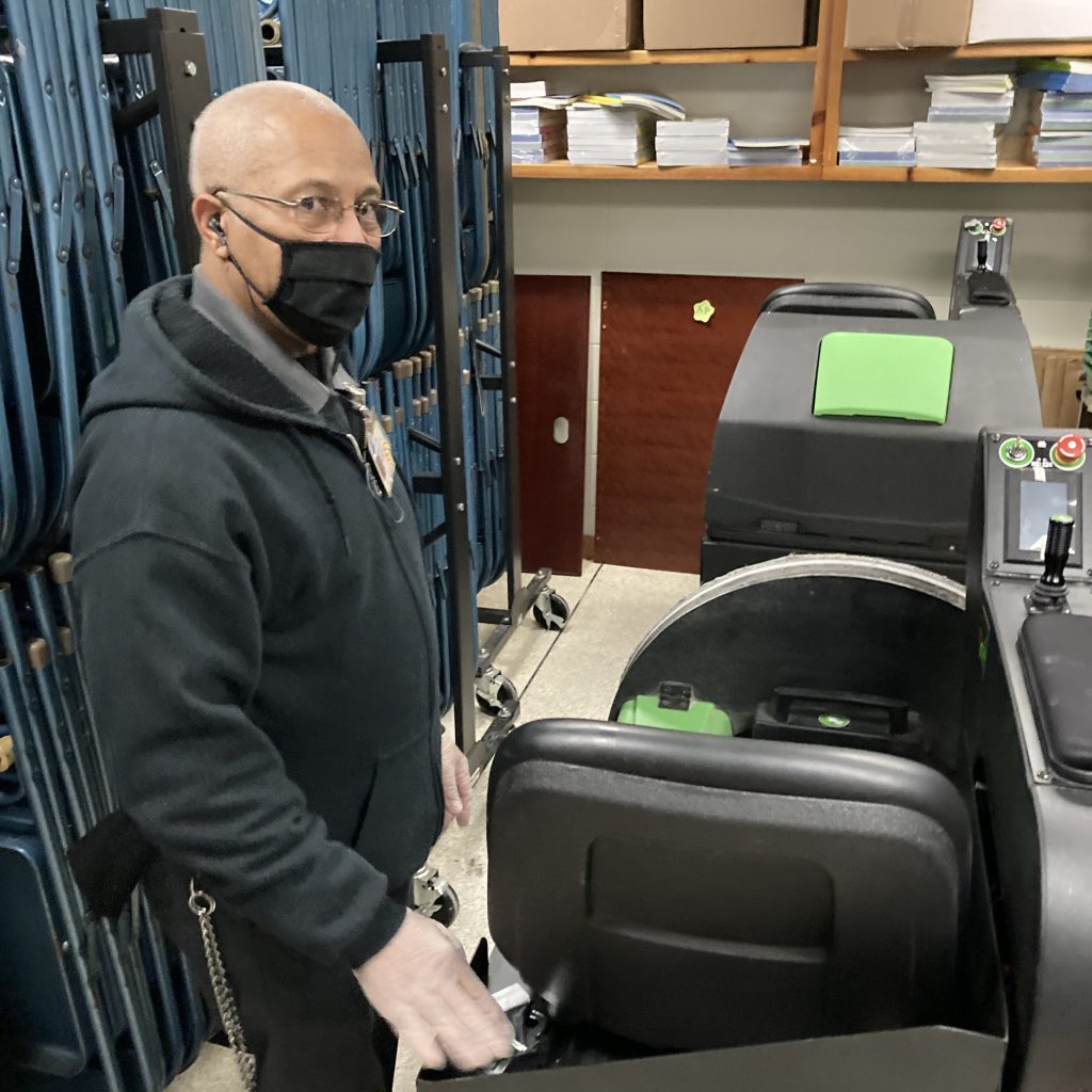 “You can tell we take pride here.” Custodians keep schools clean and